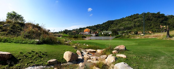Phuket golf fairway, Thailand