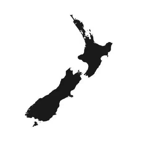 Map of New Zealand