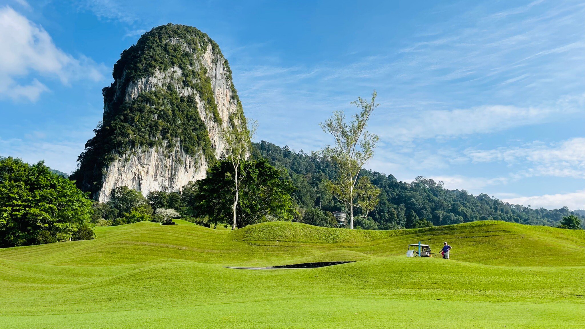 Championship golf course near Kuala Lumpur, Malaysia
