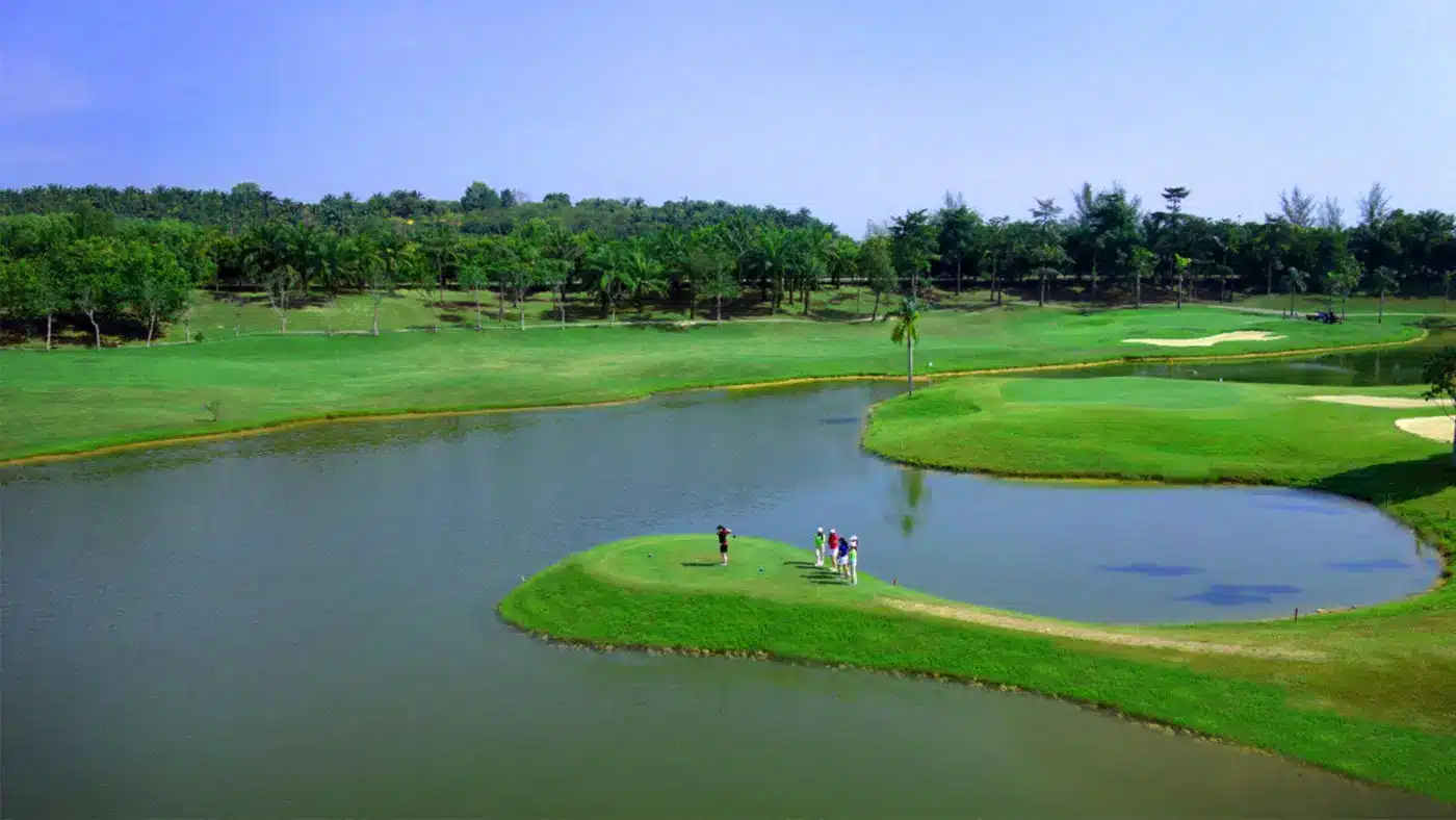 Course view at Tasik Puteri Golf and Country Club, near Kuala Lumpur